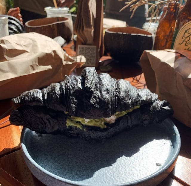 Activated Charcoal Croissant
